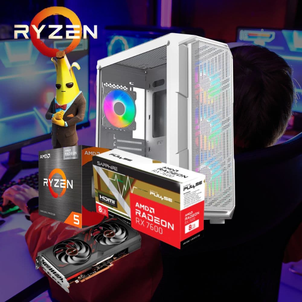 PC Gamer Nova MEDIUM(Ryzen 5 5500 + RX 7600 8GB)