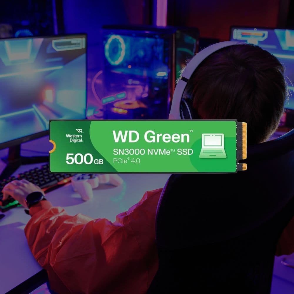DISCO SSD M.2 500GB WD GREEN SN3000 NVME 4100 MB/S