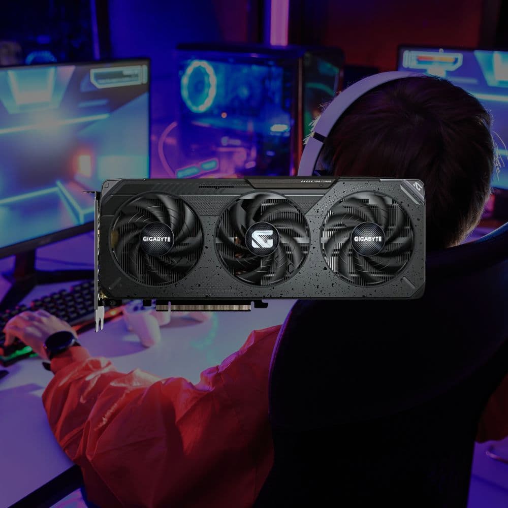 Placa de video GIGABYTE RADEON GAMING RX 9060XT 8GB OC