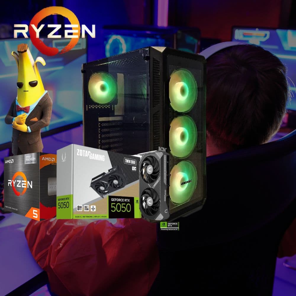 PC Gamer Nova MEDIUM(Ryzen 5 5500+RTX 5050 8GB)
