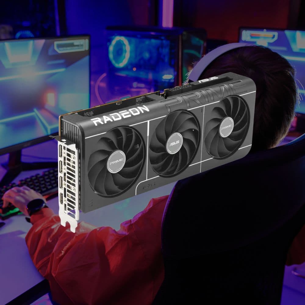 Placa de video ASUS PRIME RX 9070 O16GB EVO