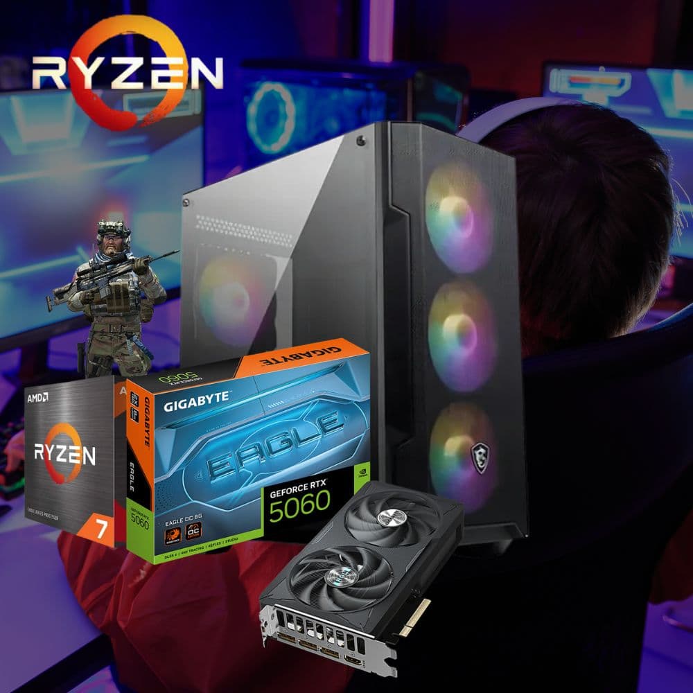 PC Gamer Nova Ultra(Ryzen 7 5700 + RTX 5060 8GB)
