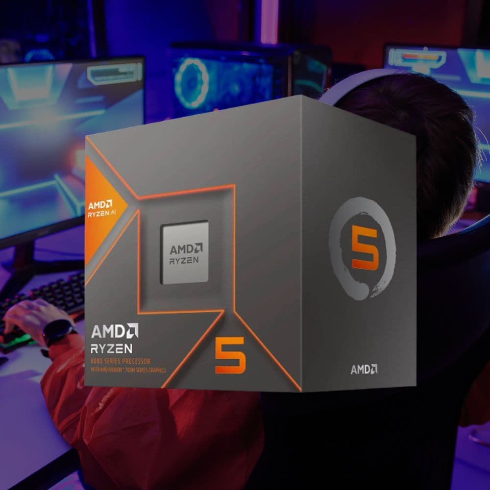 Microprocesador AMD Ryzen 5 8400F C/COOLER AM5