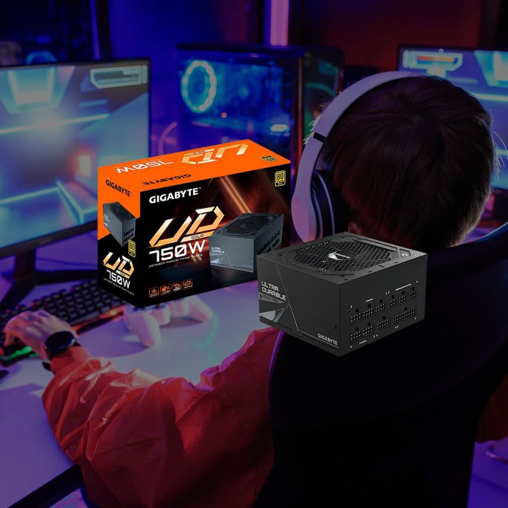 FUENTE GAMER GIGABYTE 750W PG5 80 PLUS MODULAR GOLD