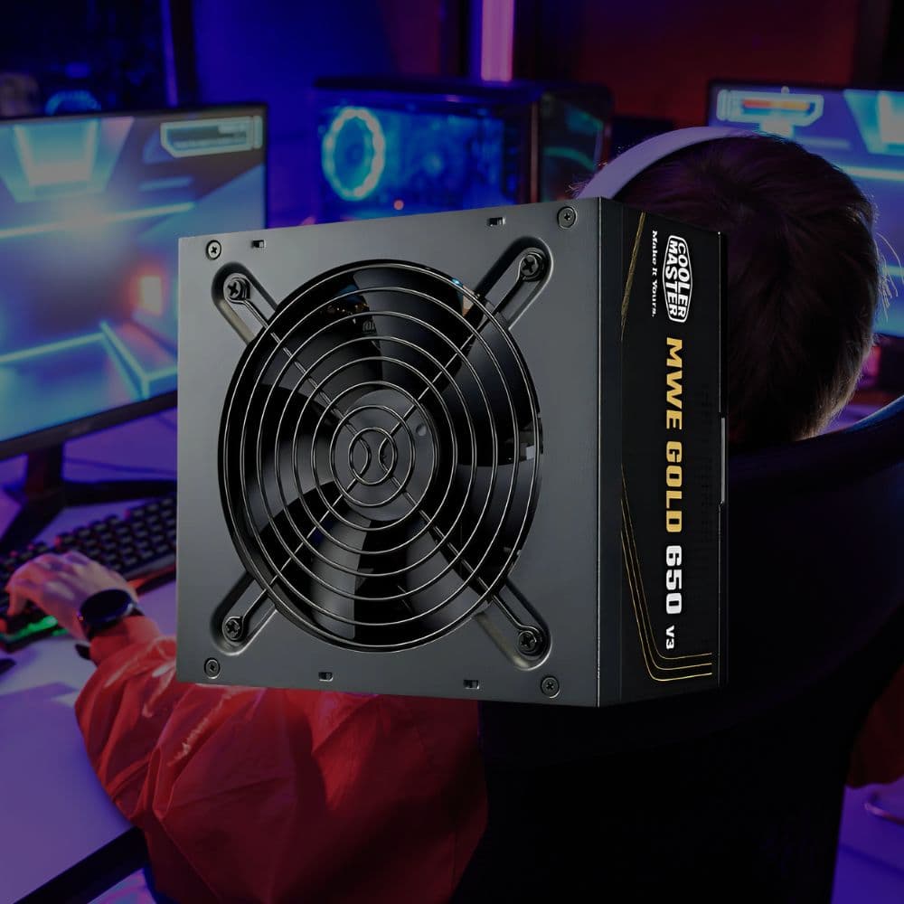 FUENTE COOLER MASTER MWE GOLD 650W V3 NM FR (No Modular)
