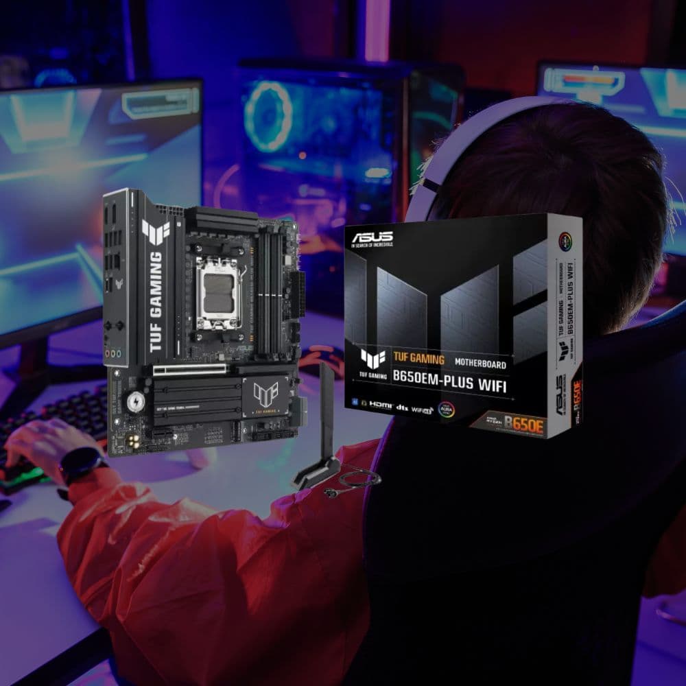 MOTHERBOARD ASUS TUF GAMING B650EM-PLUS WIFI AM5