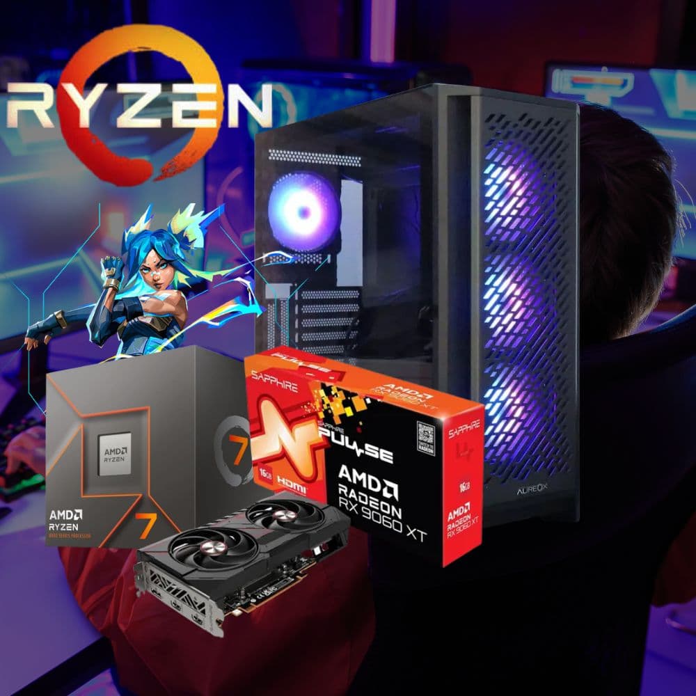 PC Gamer Nova ULTRA(Ryzen 7 8700F+RX 9060XT 16GB)
