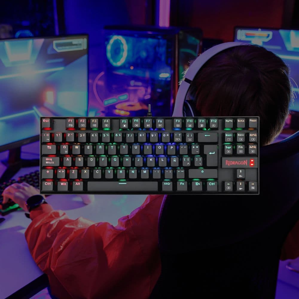 TECLADO MECANICO REDRAGON KUMARA K552 RGB BLACK
